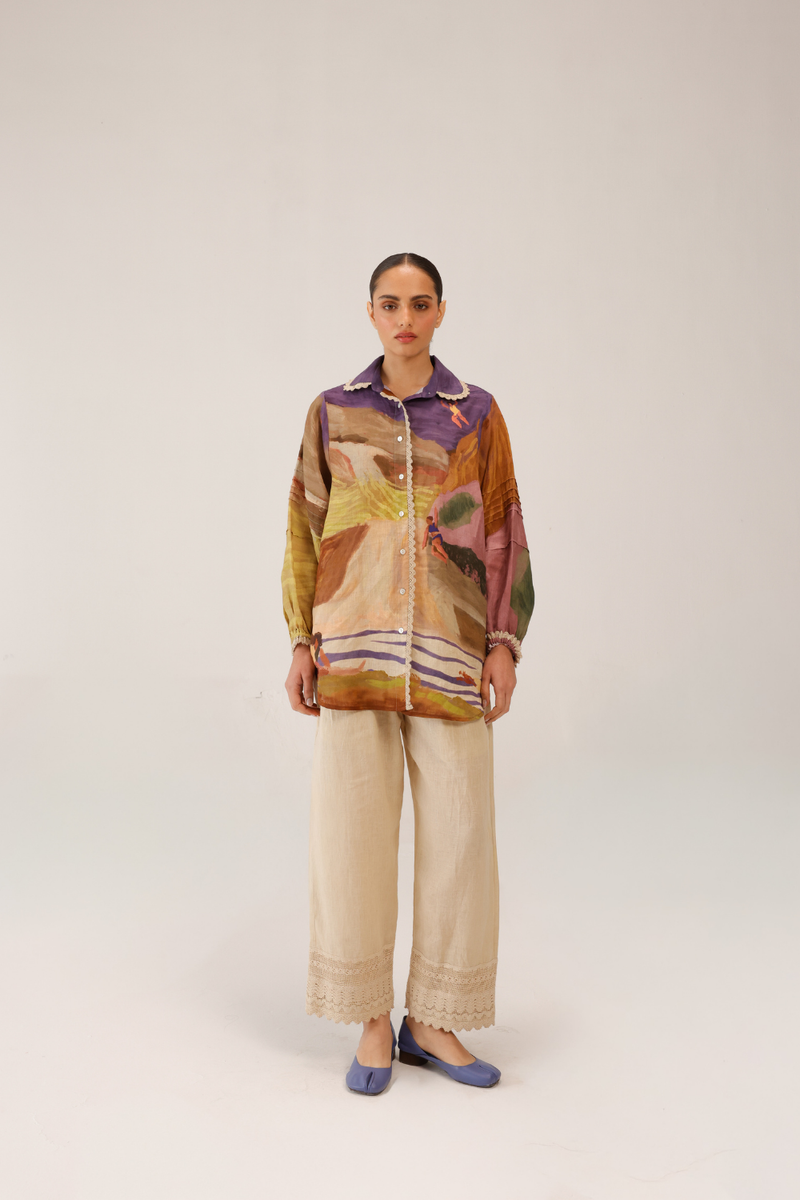 MOIRA SHIRT - SWIMMERS all linen by CORD for women in Singapore