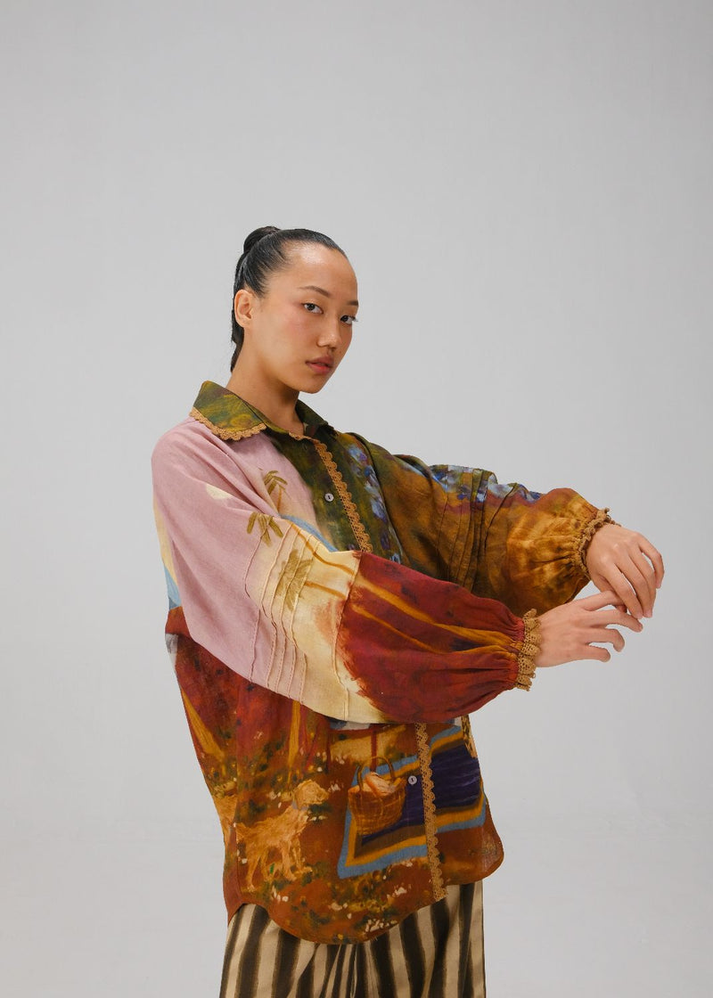 MOIRA SHIRT-Lakeside linen by CORD for women in Singapore