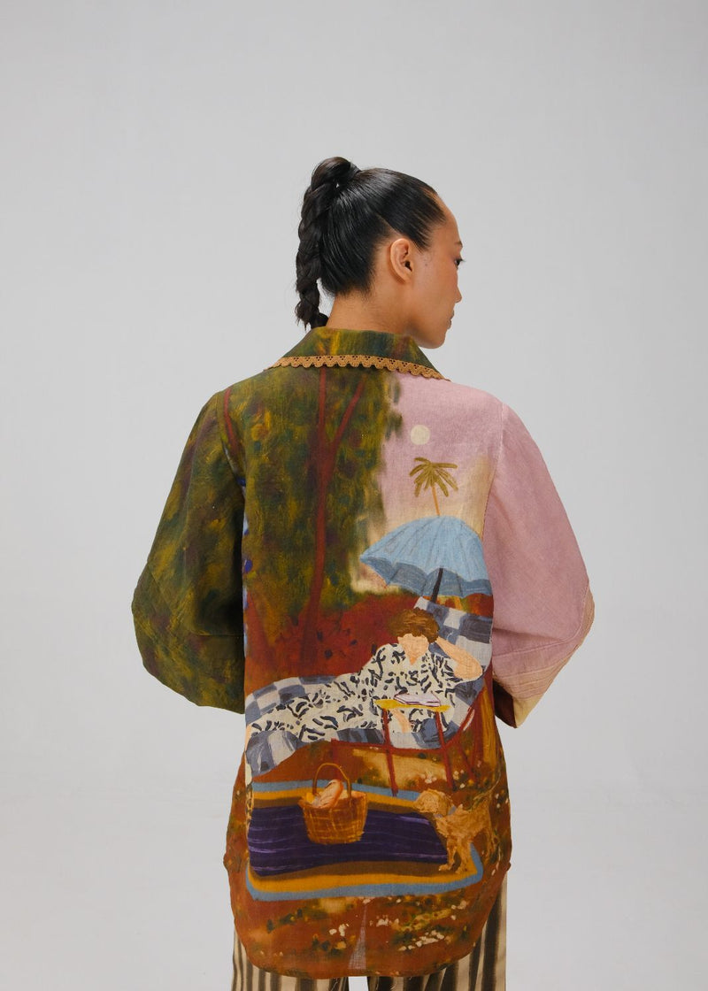 MOIRA SHIRT-Lakeside linen by CORD for women in Singapore