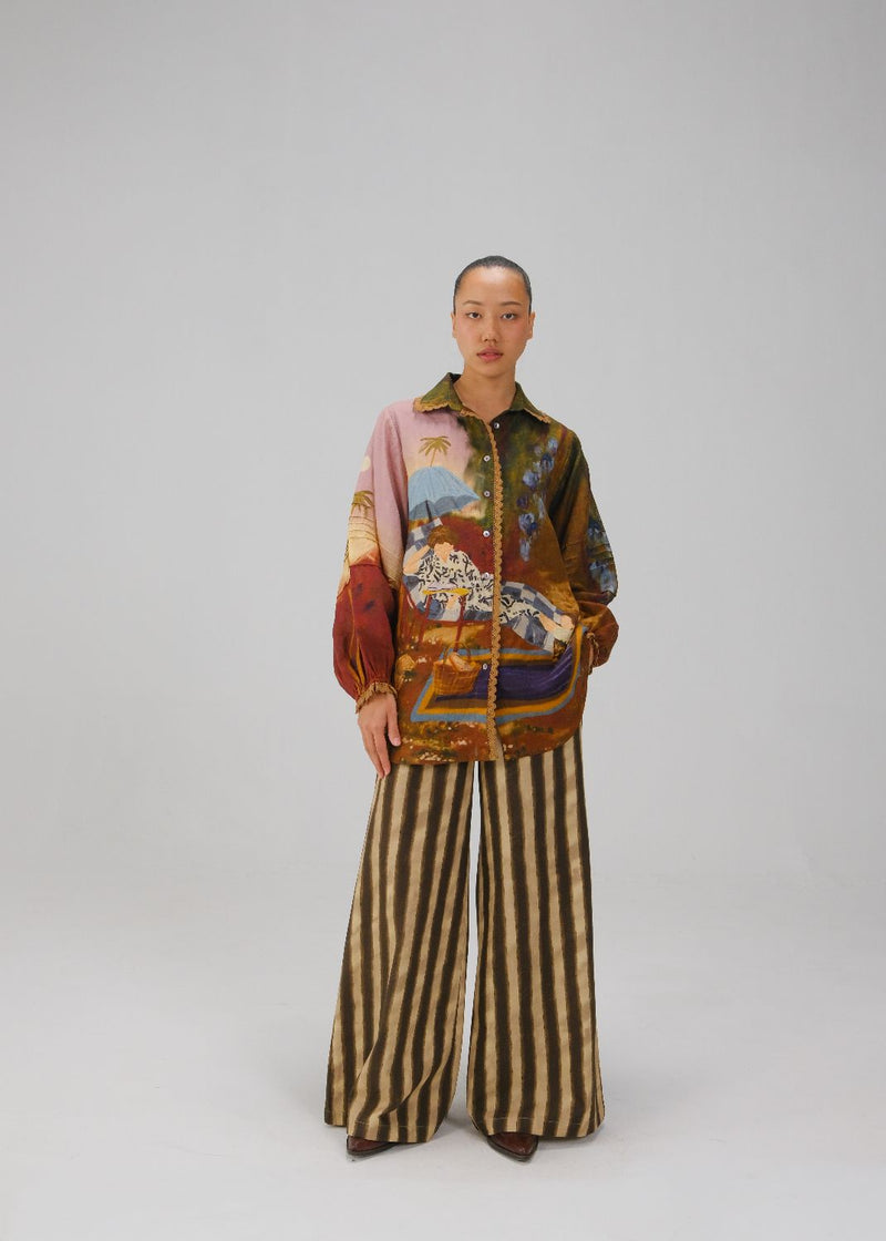 MOIRA SHIRT-Lakeside linen by CORD for women in Singapore