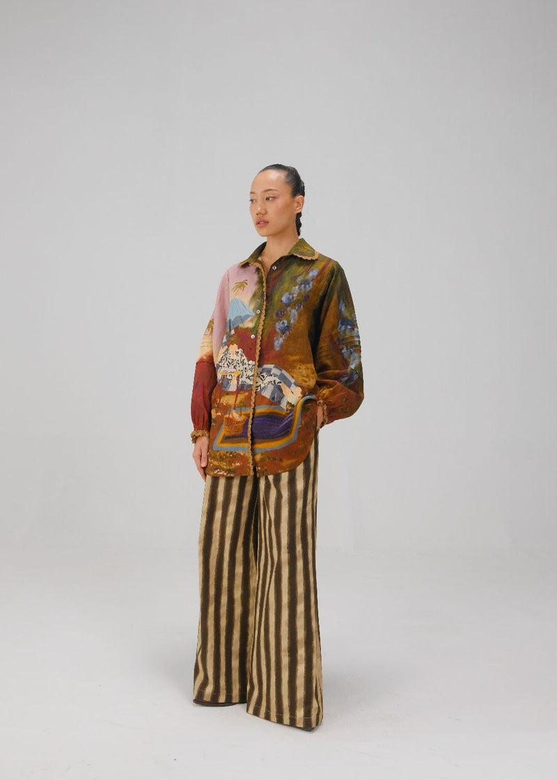 MOIRA SHIRT-Lakeside linen by CORD for women in Singapore