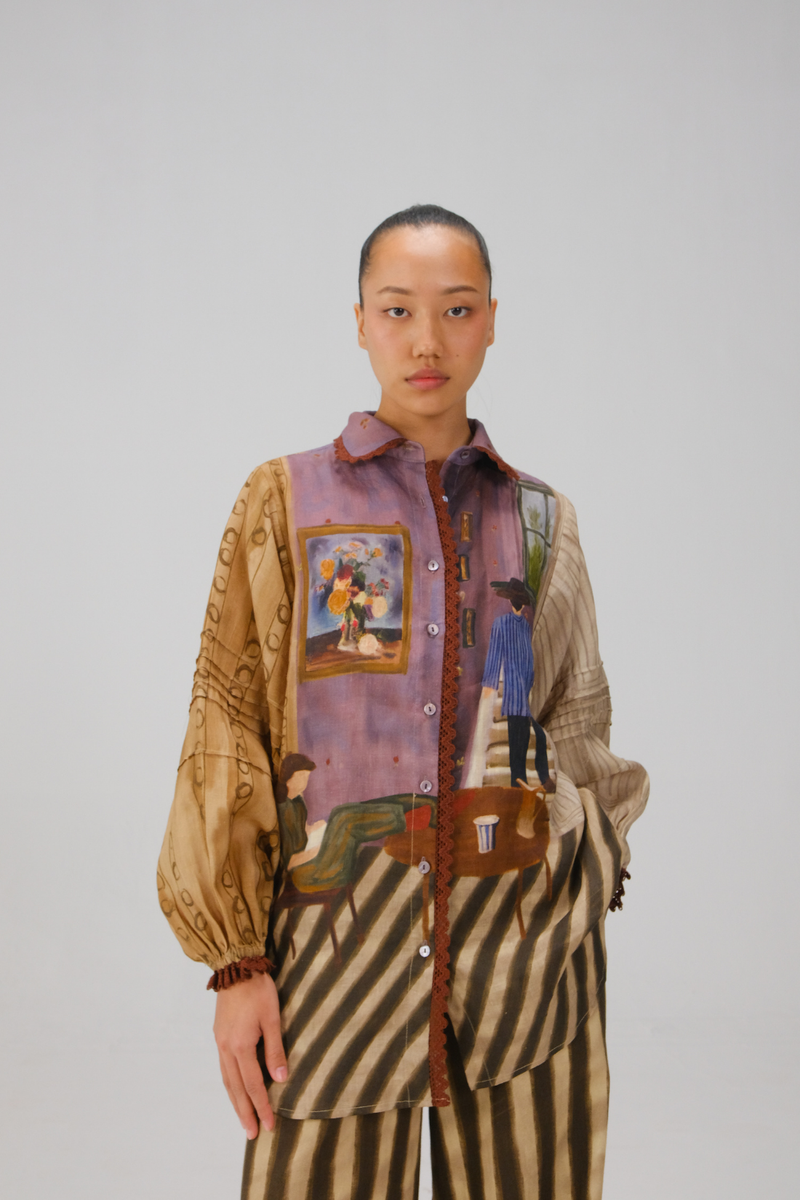 MOIRA SHIRT-Living Room linen by CORD for women in Singapore