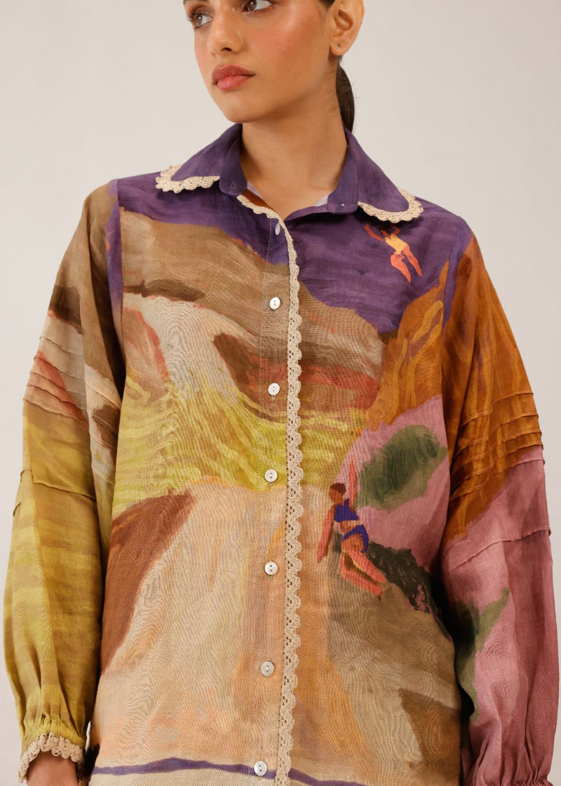 MOIRA SHIRT - SWIMMERS all linen by CORD for women in Singapore