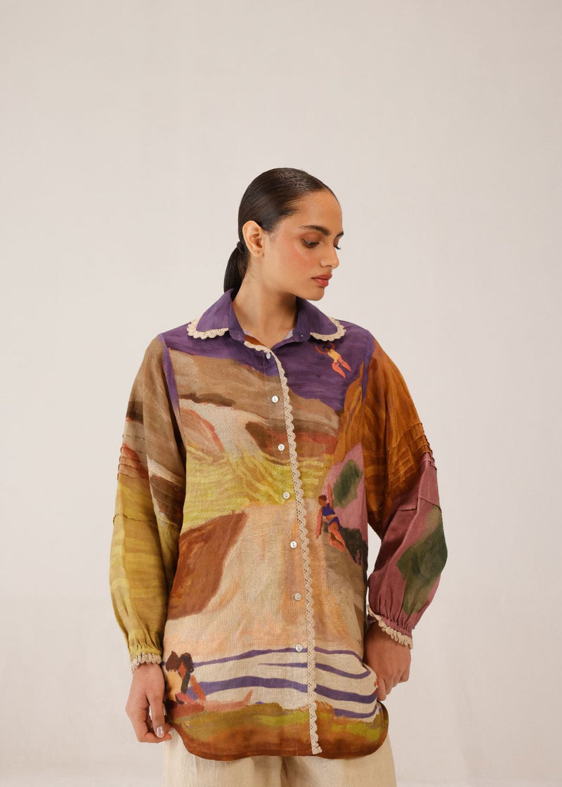 MOIRA SHIRT - SWIMMERS all linen by CORD for women in Singapore