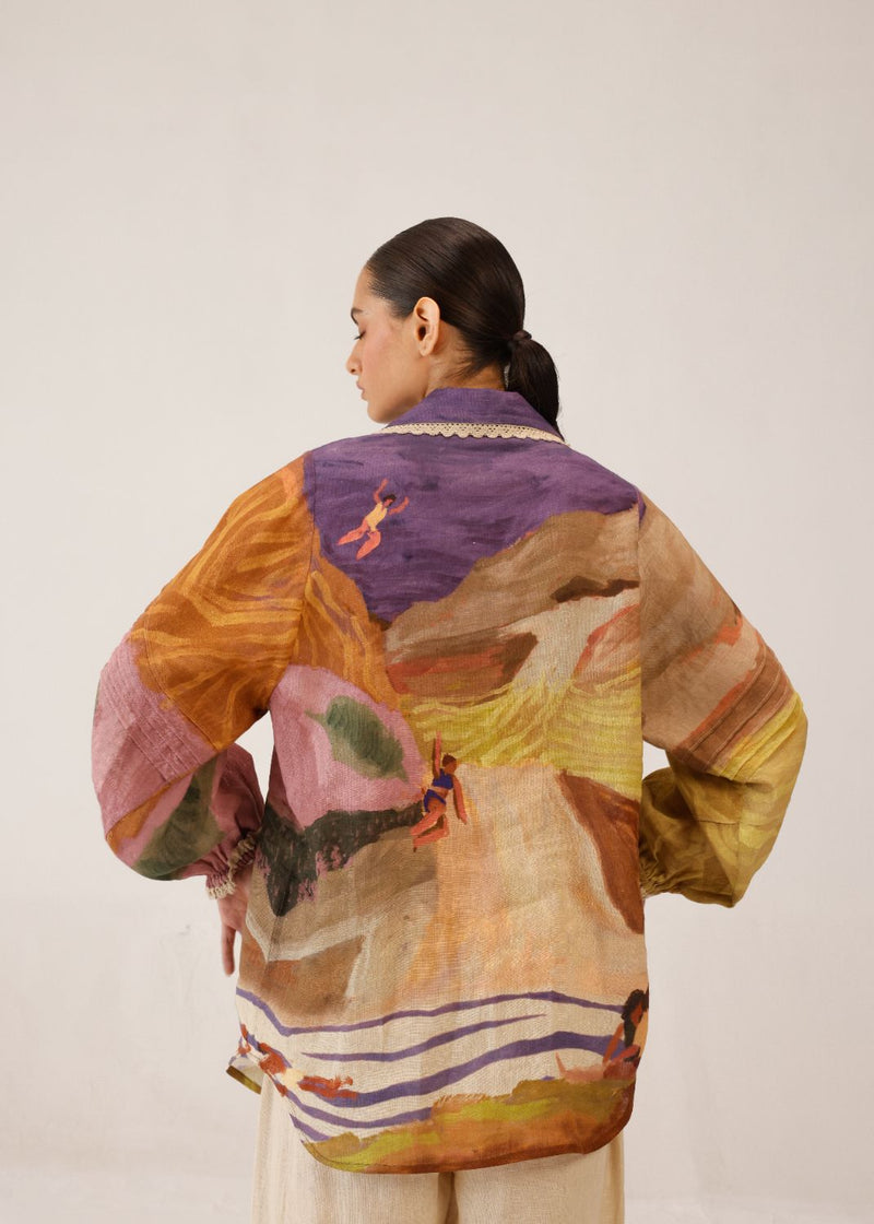 MOIRA SHIRT - SWIMMERS all linen by CORD for women in Singapore