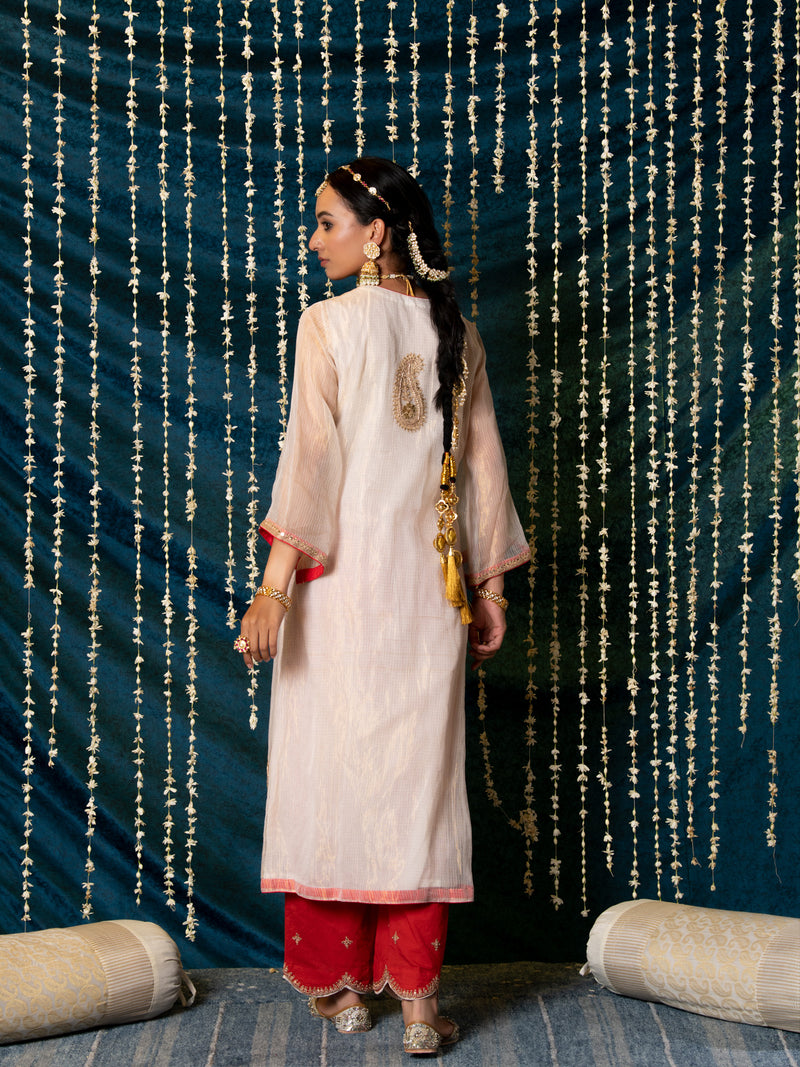 Kanak Kurta Set tissue Buy Kanak Kurta Set from C&W | Kurta/Kurta Sets for Women by Maison Shefali for women in Singapore