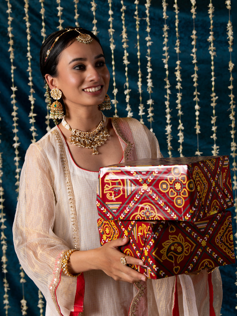 Kanak Kurta Set tissue Buy Kanak Kurta Set from C&W | Kurta/Kurta Sets for Women by Maison Shefali for women in Singapore