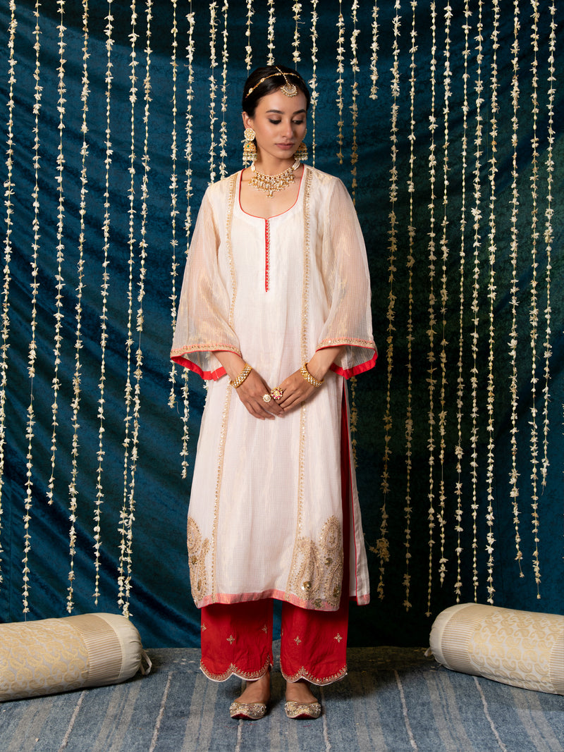 Kanak Kurta Set tissue Buy Kanak Kurta Set from C&W | Kurta/Kurta Sets for Women by Maison Shefali for women in Singapore