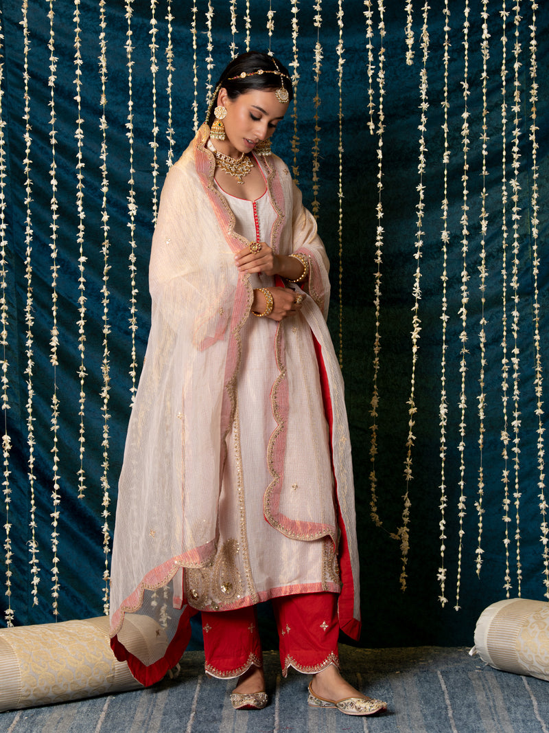 Kanak Kurta Set tissue Buy Kanak Kurta Set from C&W | Kurta/Kurta Sets for Women by Maison Shefali for women in Singapore