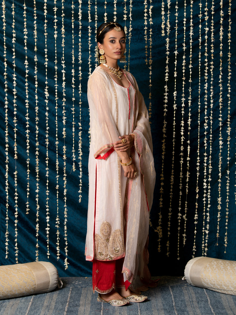 Kanak Kurta Set tissue Buy Kanak Kurta Set from C&W | Kurta/Kurta Sets for Women by Maison Shefali for women in Singapore