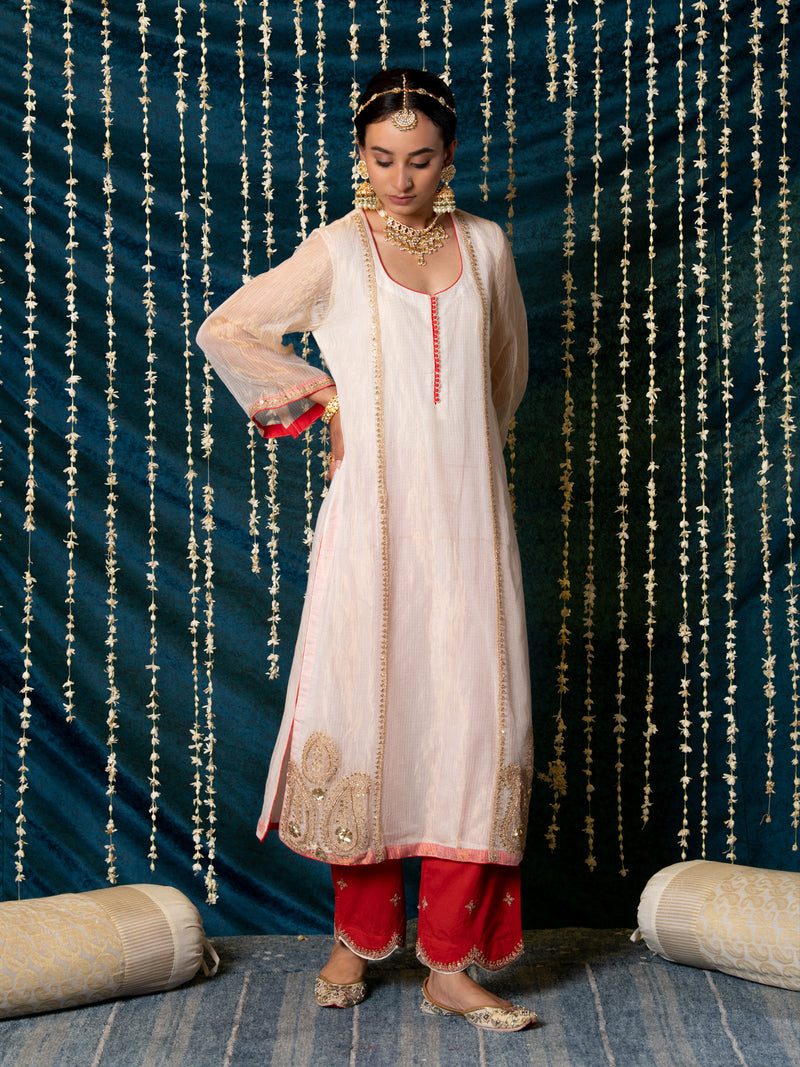 Kanak Kurta Set tissue Buy Kanak Kurta Set from C&W | Kurta/Kurta Sets for Women by Maison Shefali for women in Singapore