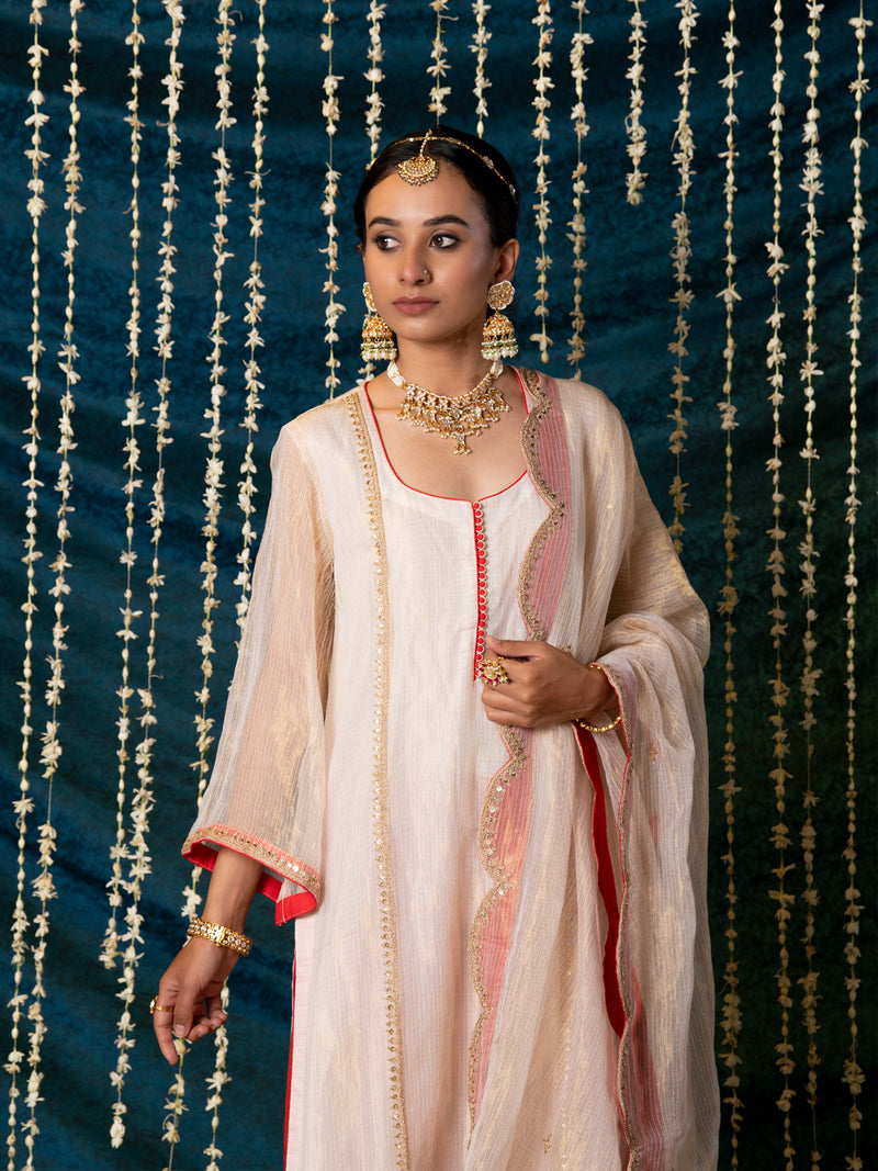 Kanak Kurta Set tissue Buy Kanak Kurta Set from C&W | Kurta/Kurta Sets for Women by Maison Shefali for women in Singapore