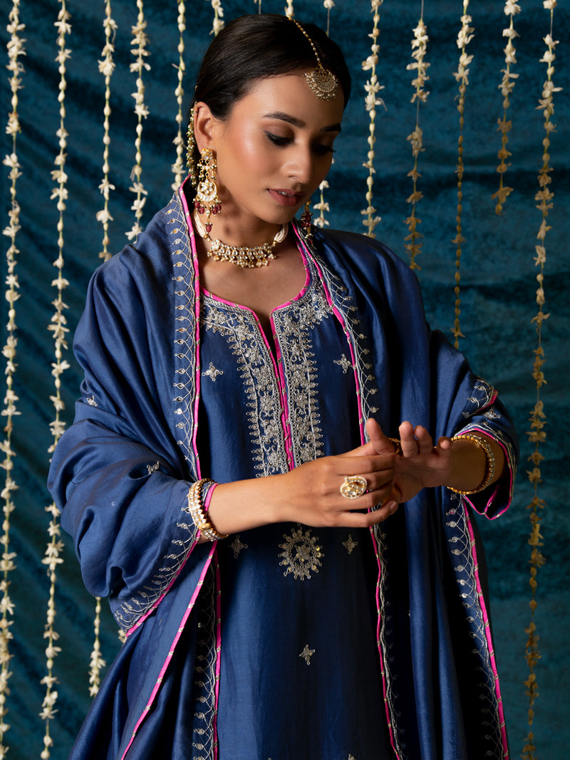 Saanjh Kurta Set silk Buy Saanjh Kurta Set from C&W | Kurta/Kurta Sets for Women by Maison Shefali for women in Singapore