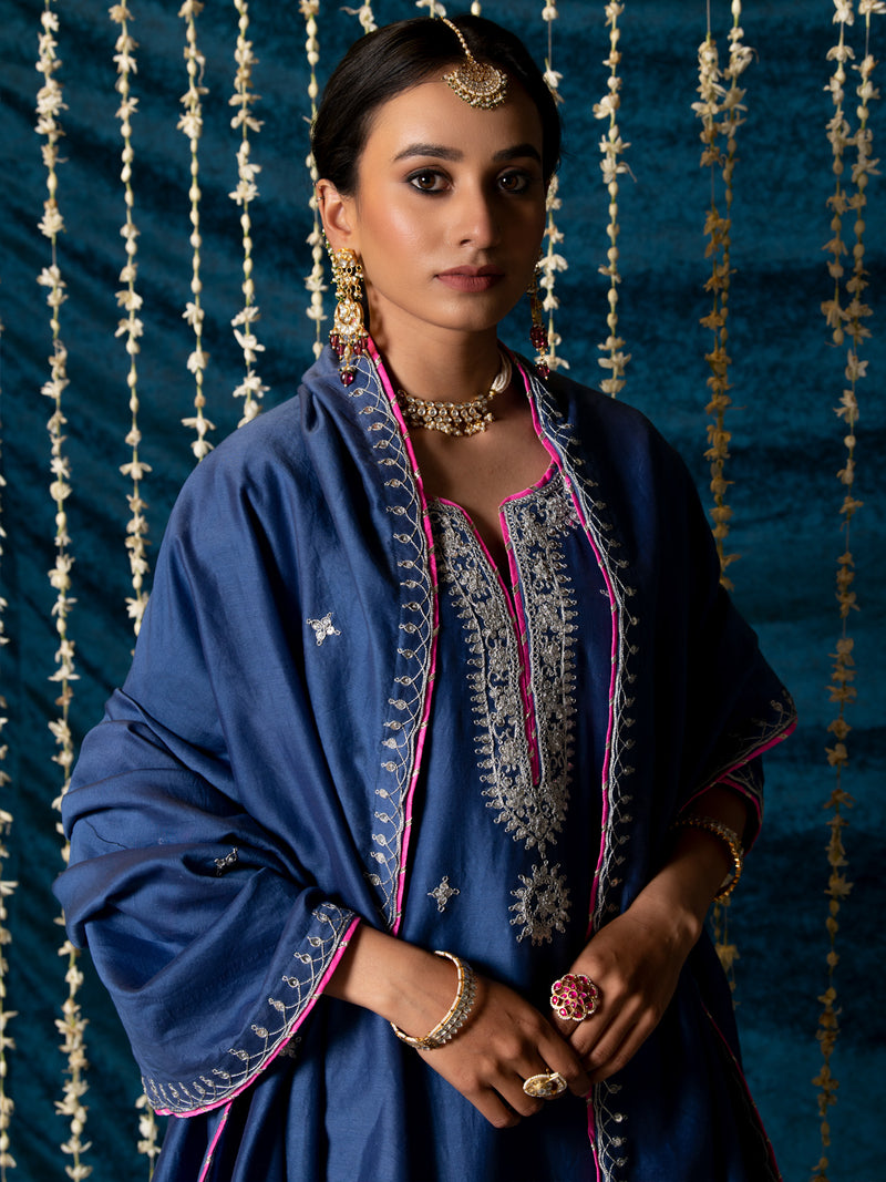 Saanjh Kurta Set silk Buy Saanjh Kurta Set from C&W | Kurta/Kurta Sets for Women by Maison Shefali for women in Singapore
