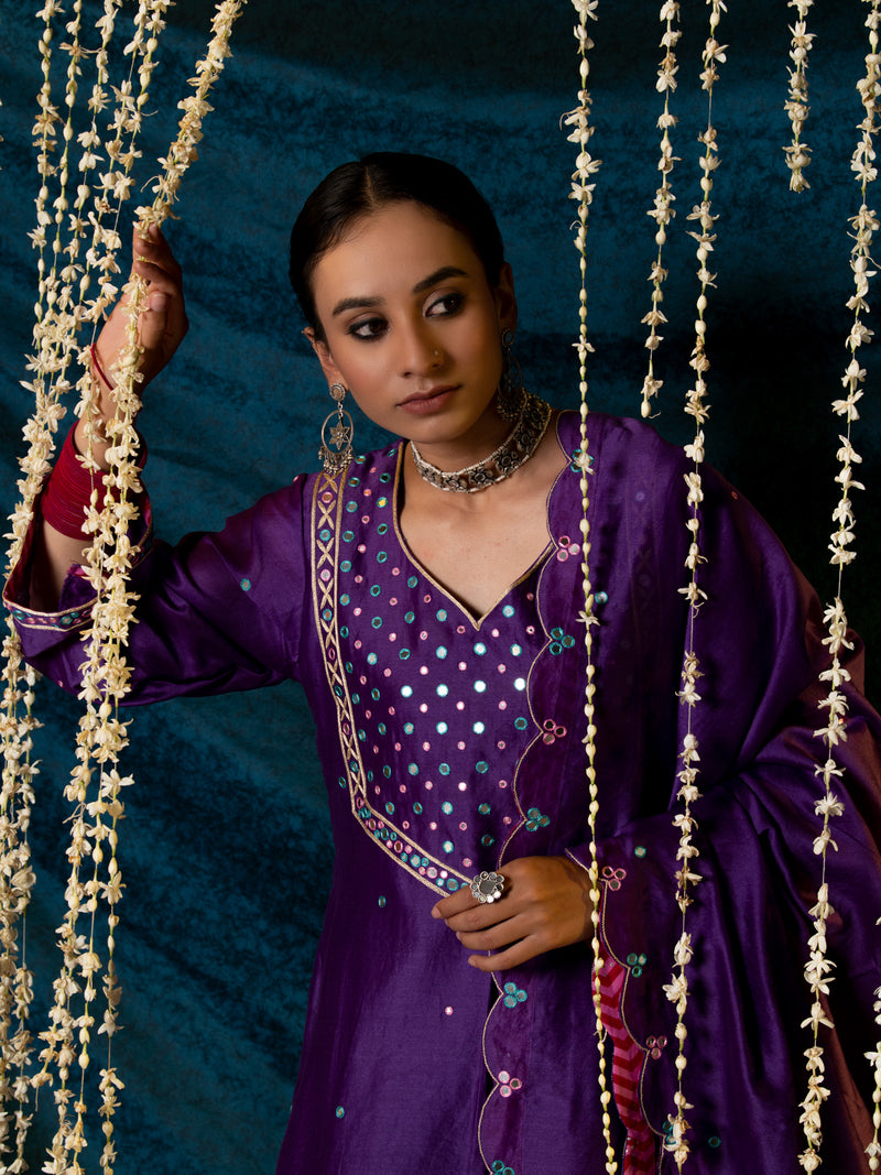 Hunar Kurta Set silk Buy Hunar Kurta Set from C&W | Kurta/Kurta Sets for Women by Maison Shefali for women in Singapore