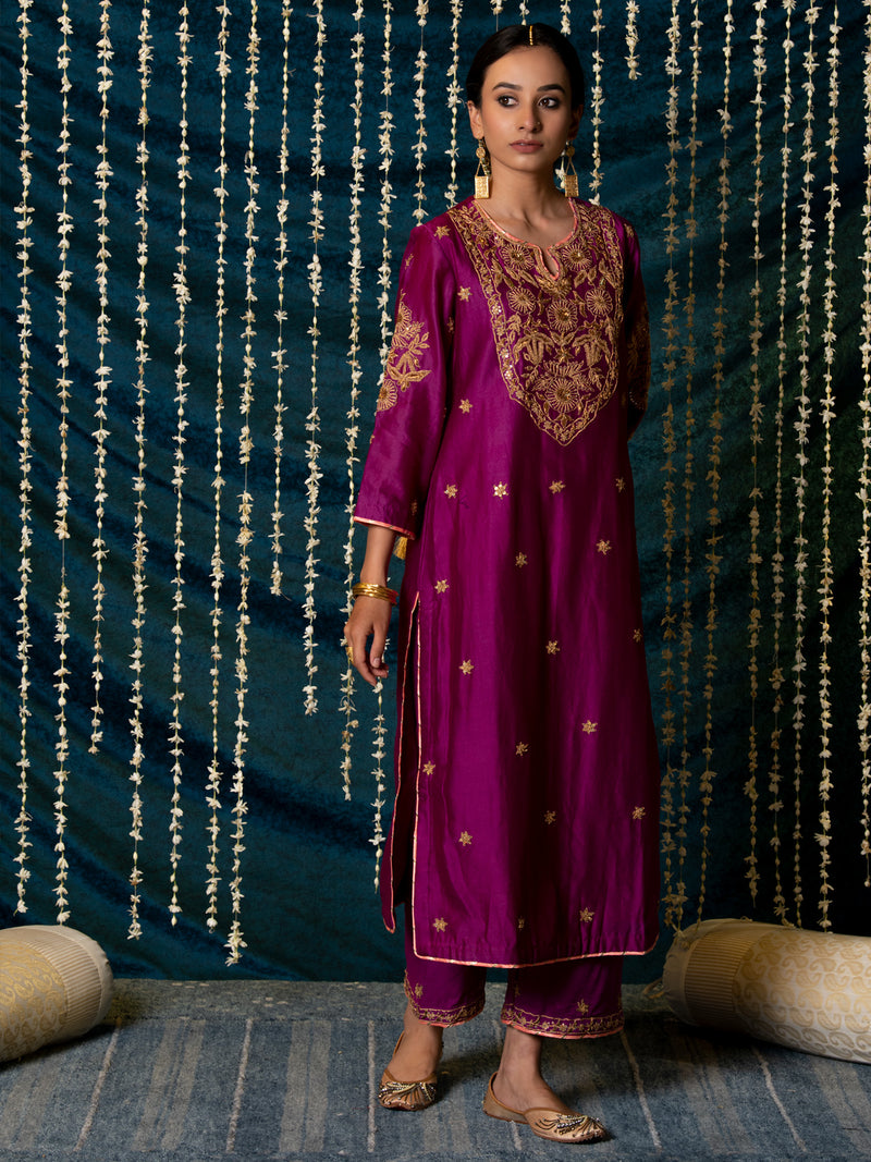 Ratti Kurta Set silk Buy Ratti Kurta Set from C&W | Kurta/Kurta Sets for Women by Maison Shefali for women in Singapore