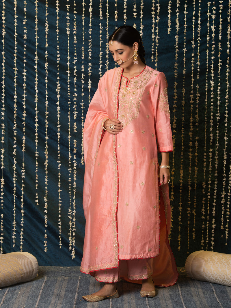 Kashi Kurta Set silk Buy Kashi Kurta Set from C&W | Kurta/Kurta Sets for Women by Maison Shefali for women in Singapore