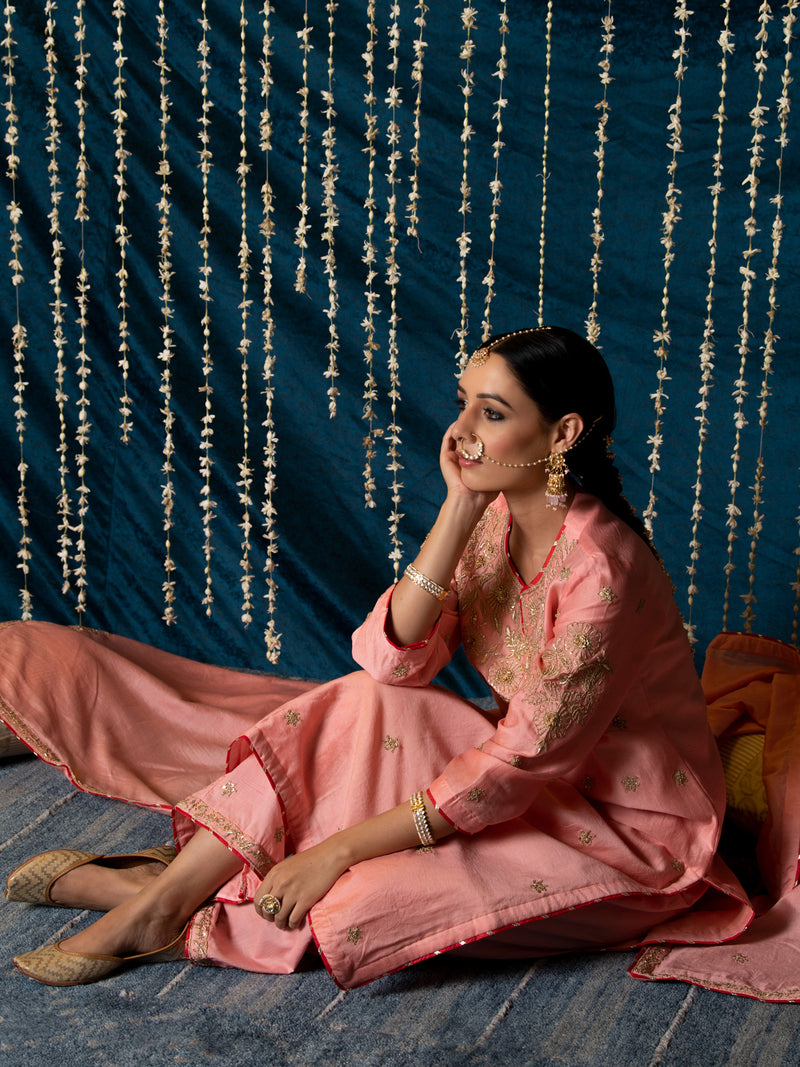 Kashi Kurta Set silk Buy Kashi Kurta Set from C&W | Kurta/Kurta Sets for Women by Maison Shefali for women in Singapore