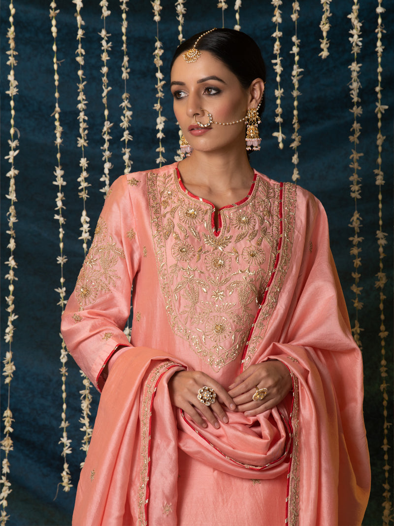 Kashi Kurta Set silk Buy Kashi Kurta Set from C&W | Kurta/Kurta Sets for Women by Maison Shefali for women in Singapore
