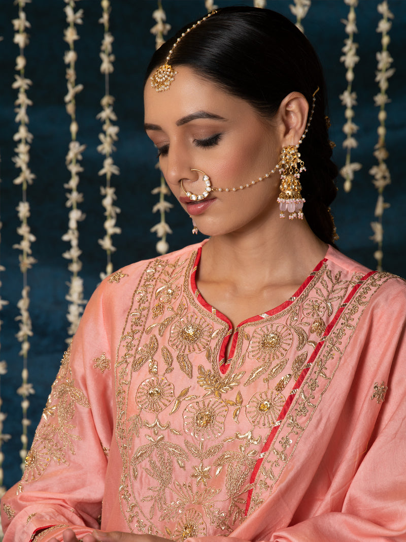 Kashi Kurta Set silk Buy Kashi Kurta Set from C&W | Kurta/Kurta Sets for Women by Maison Shefali for women in Singapore