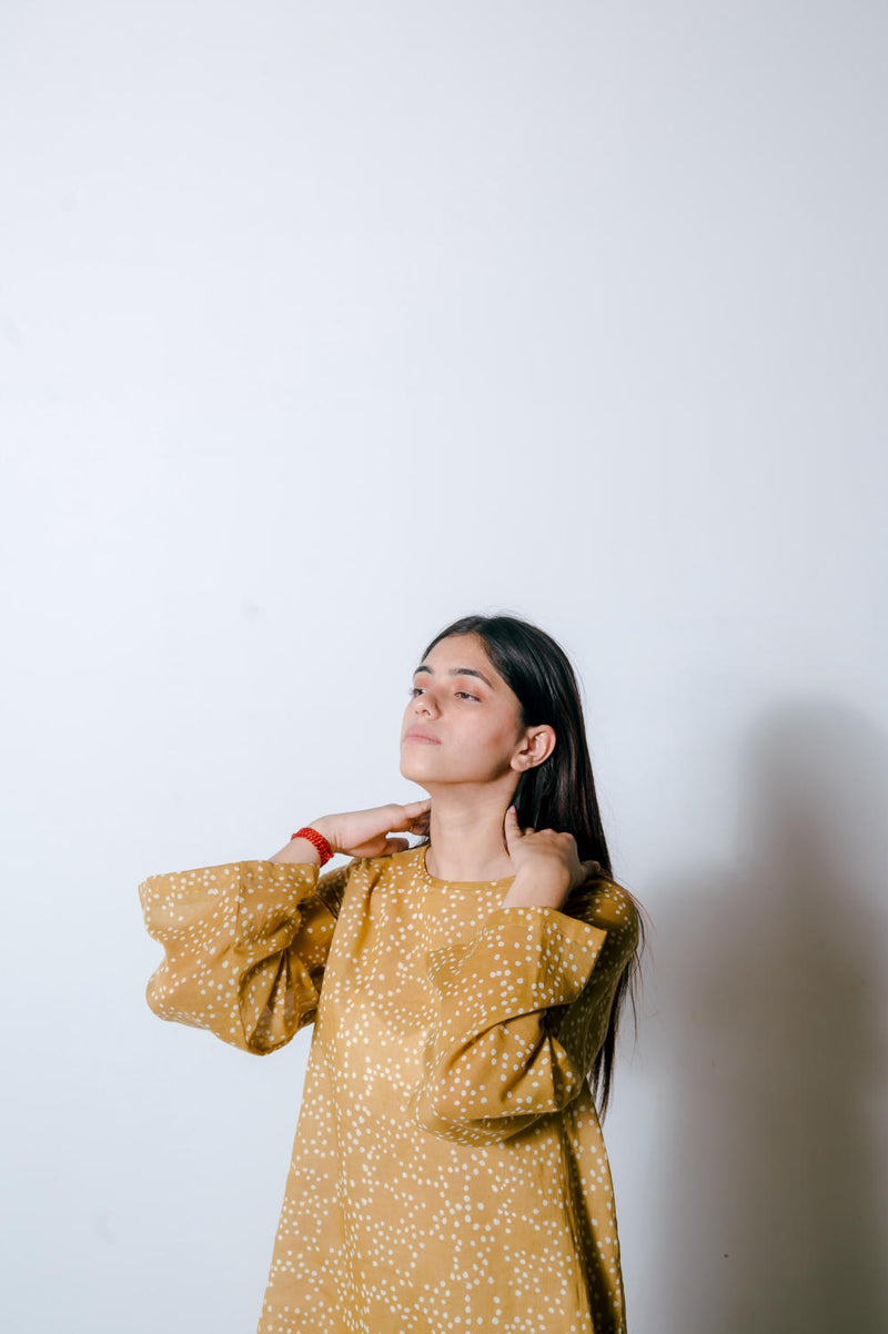 Mustard Co-ord Set Co-ord Set by Homegrown by Alterego for women in Singapore