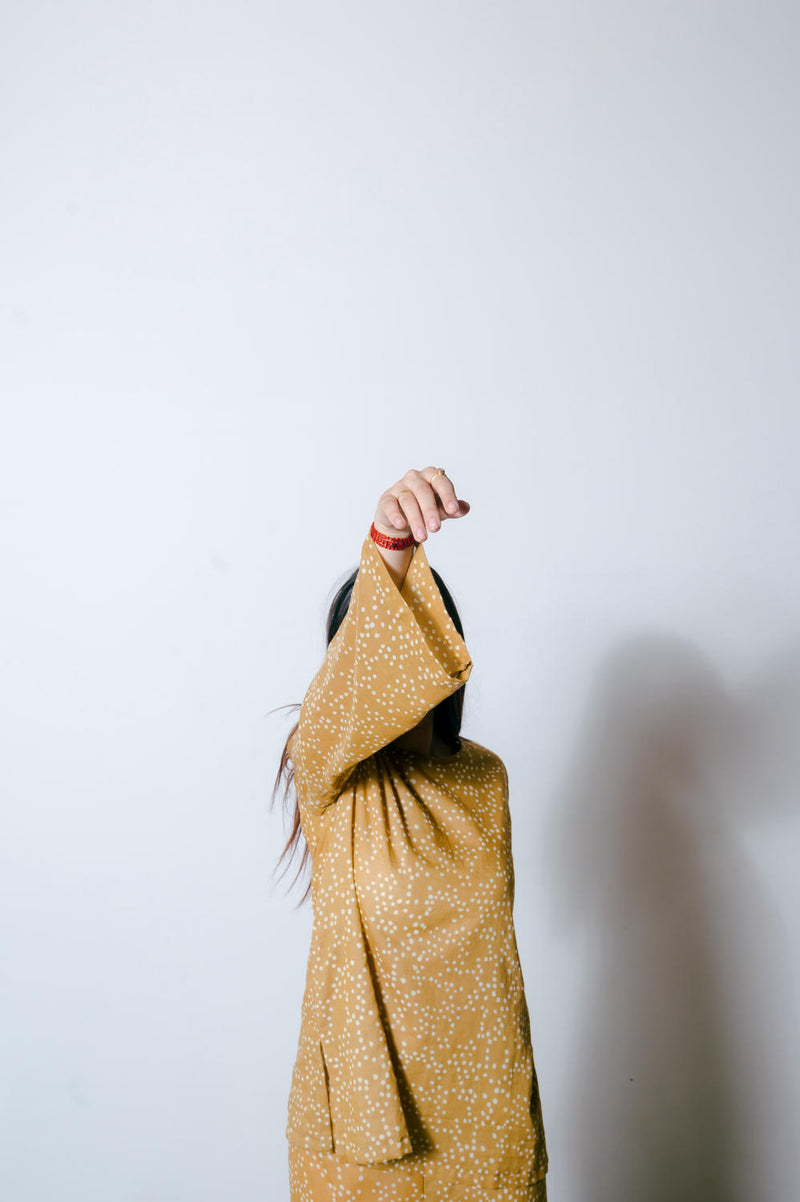 Mustard Co-ord Set Co-ord Set by Homegrown by Alterego for women in Singapore