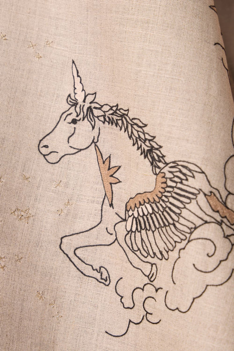 Maarah Beige Linen Halter Top linen by The Summer House in beige color for women in Singapore