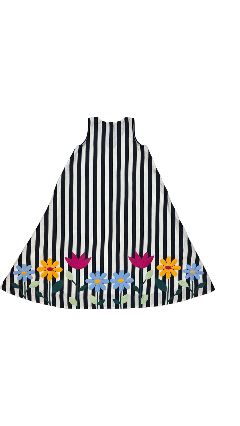 Mali Simp Dress-Black and Multicolour chanderi dress by Ka-Sha in multicolor for women in Singapore