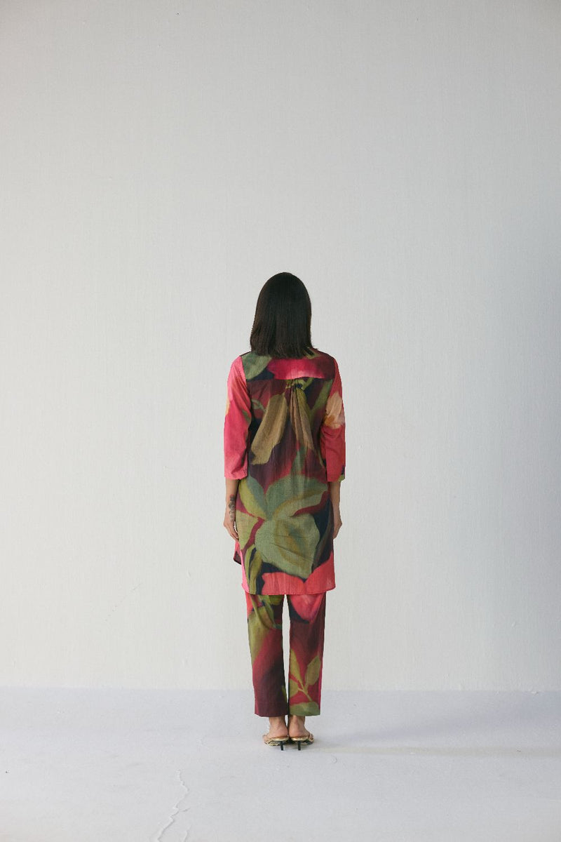 Manhattan Short Kurta Set cotton by YAM in multi color for women in Singapore