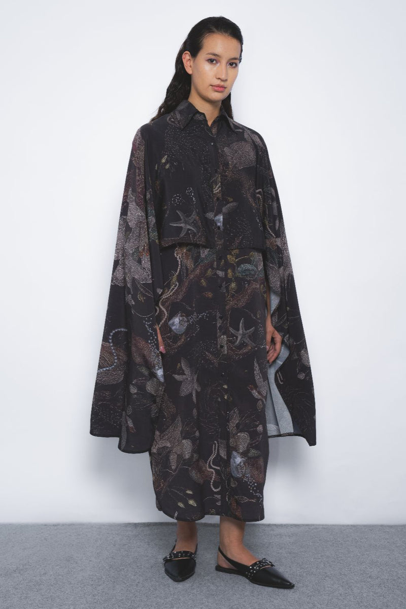 Manto Shirt Dress in Silva Print Buy Manto Shirt Dress in Silva Print from C&W | Dresses for Women by Leh Studios for women in Singapore