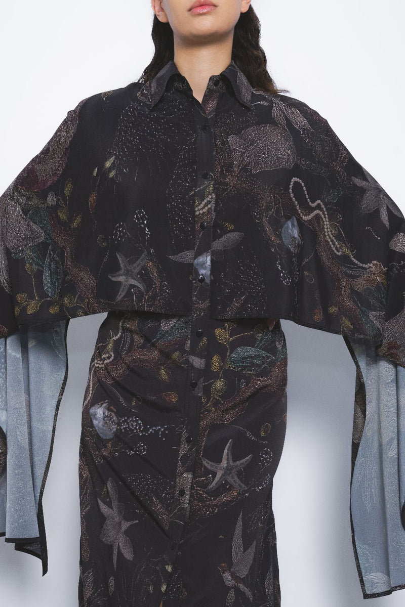 Manto Shirt Dress in Silva Print Buy Manto Shirt Dress in Silva Print from C&W | Dresses for Women by Leh Studios for women in Singapore