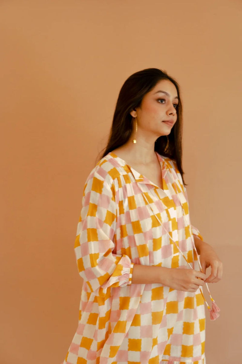 Margarita Dress mul by Homegrown by Alterego in ivory color for women in Singapore