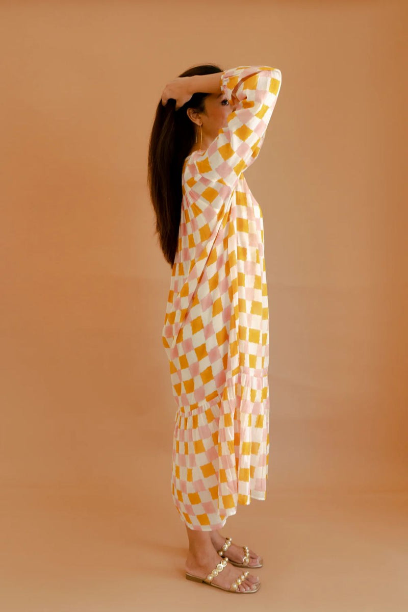 Margarita Dress mul by Homegrown by Alterego in ivory color for women in Singapore
