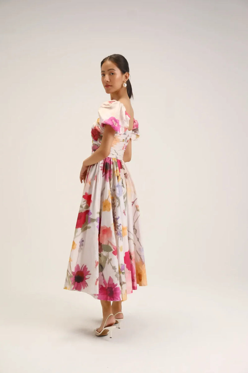 Maria Puff Sleeve Dress