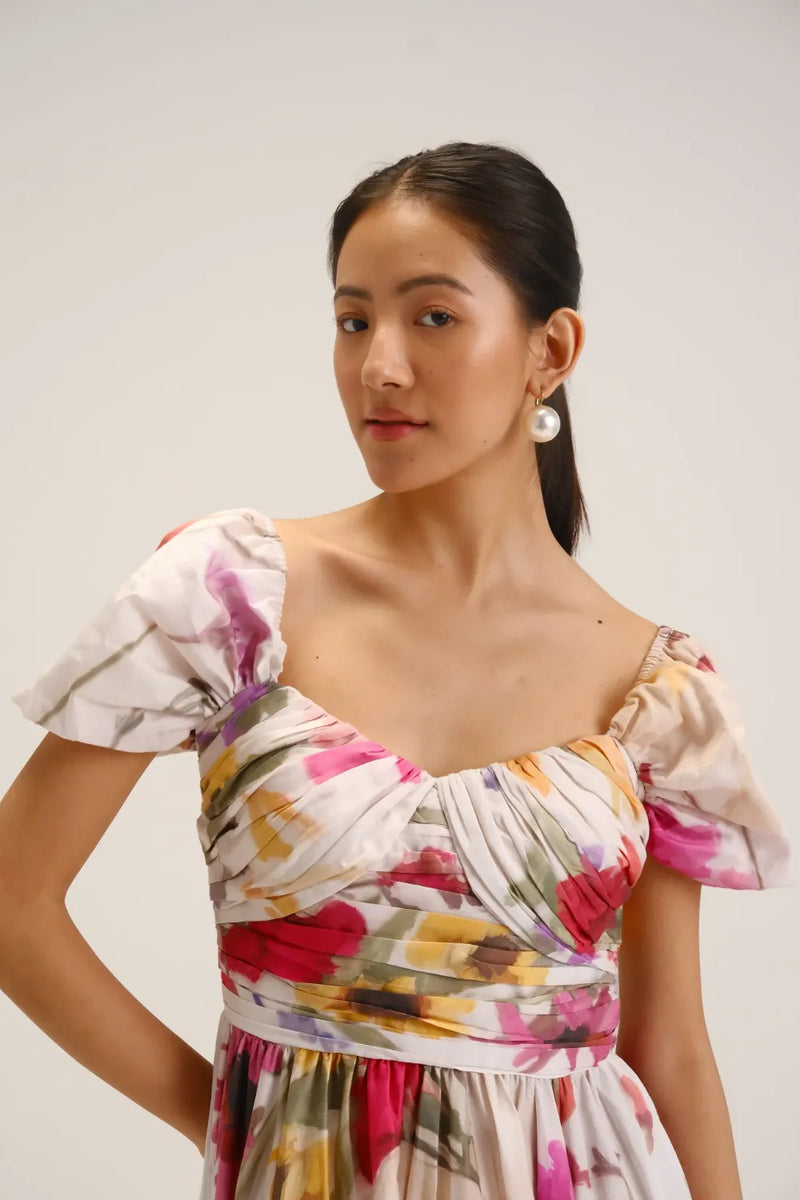 Maria Puff Sleeve Dress