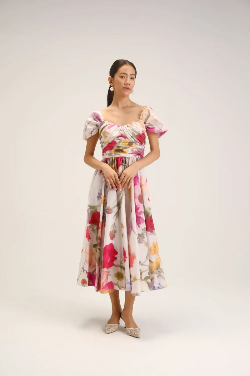 Maria Puff Sleeve Dress