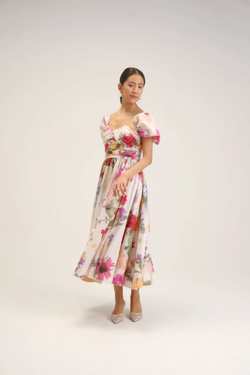 Maria Puff Sleeve Dress