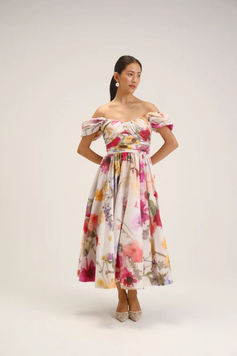 Maria Puff Sleeve Dress