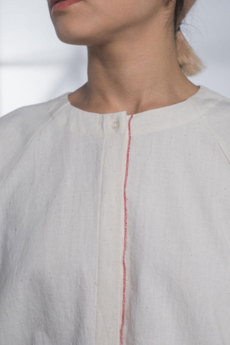 Marie Zero Dye Top by The Summer House in white color for women in Singapore