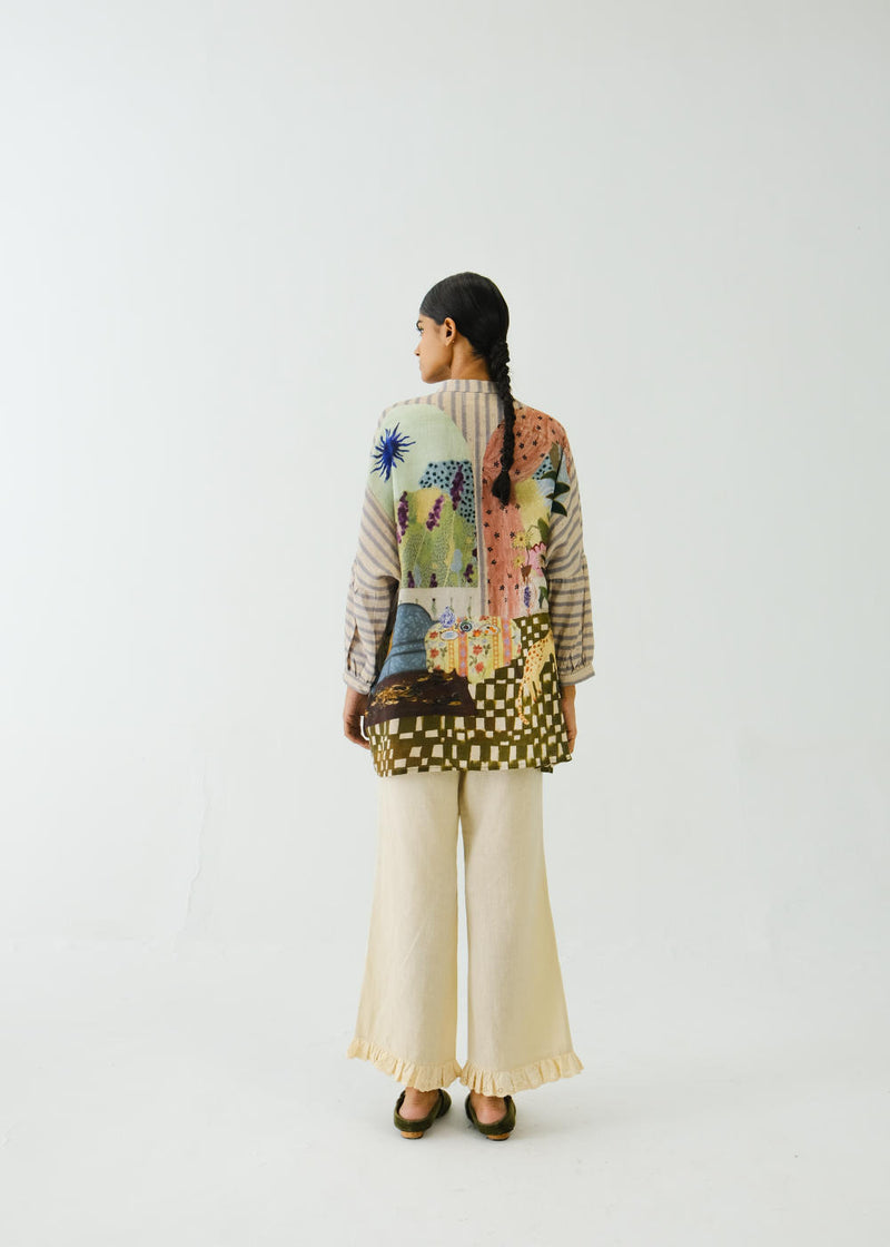 Mia Shirt-Alice linen by CORD for women in Singapore