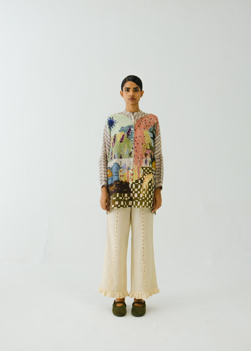Mia Shirt-Alice linen by CORD for women in Singapore