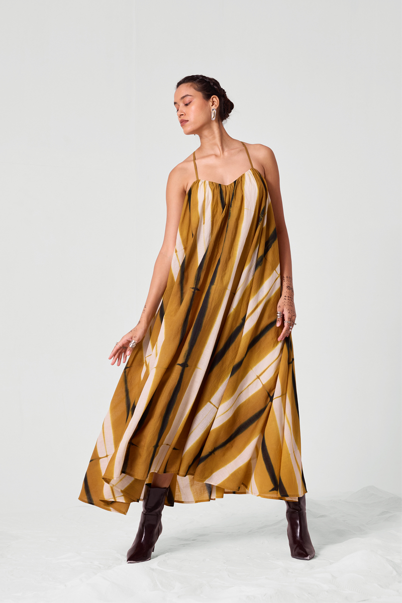 Mudra Hand Clamp Dye Dress