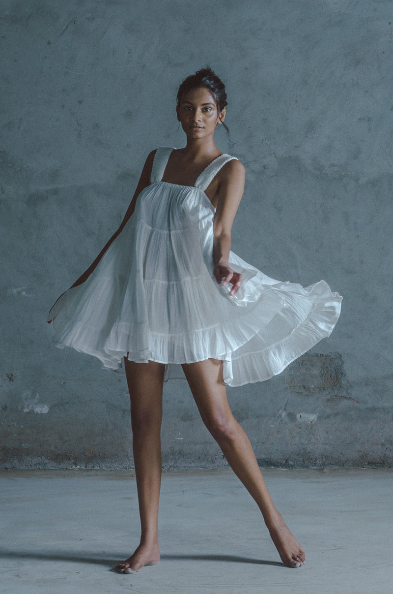 NATA SUN DRESS 100% cotton Buy NATA SUN DRESS from C&W | Dresses for Women by Ituvana in black color for women in Singapore