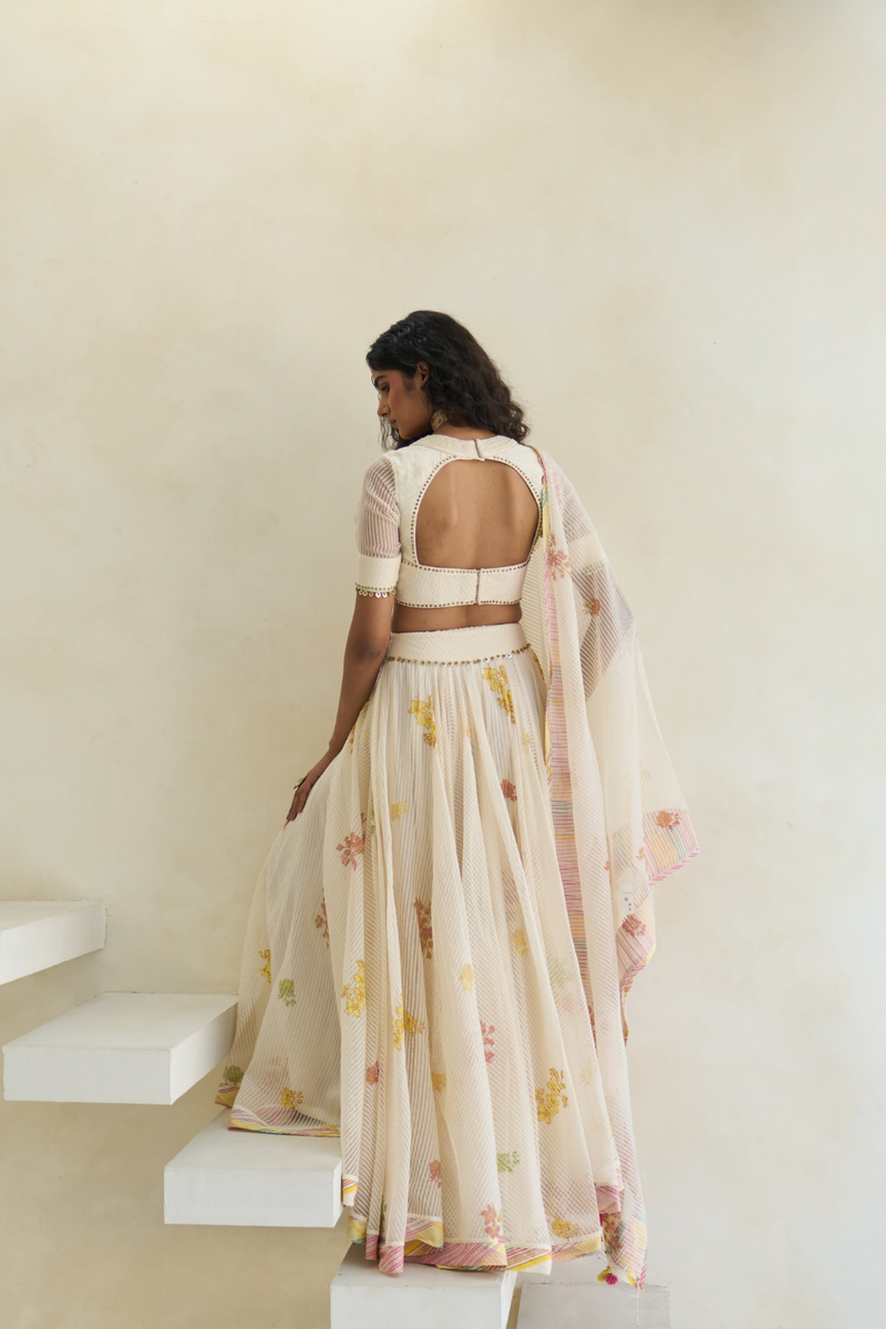 Nile Skirt cotton by SWATTI KAPOOR in multi color for women in Singapore