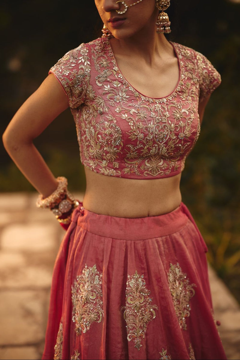 NYASSA & ELINA BLOUSE & LEHENGA