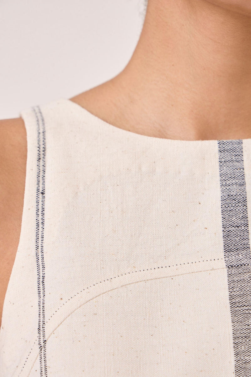 Nalaka Handwoven Cotton Shift Dress cotton by The Summer House for women in Singapore