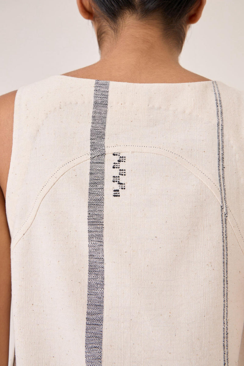 Nalaka Handwoven Cotton Shift Dress cotton by The Summer House for women in Singapore