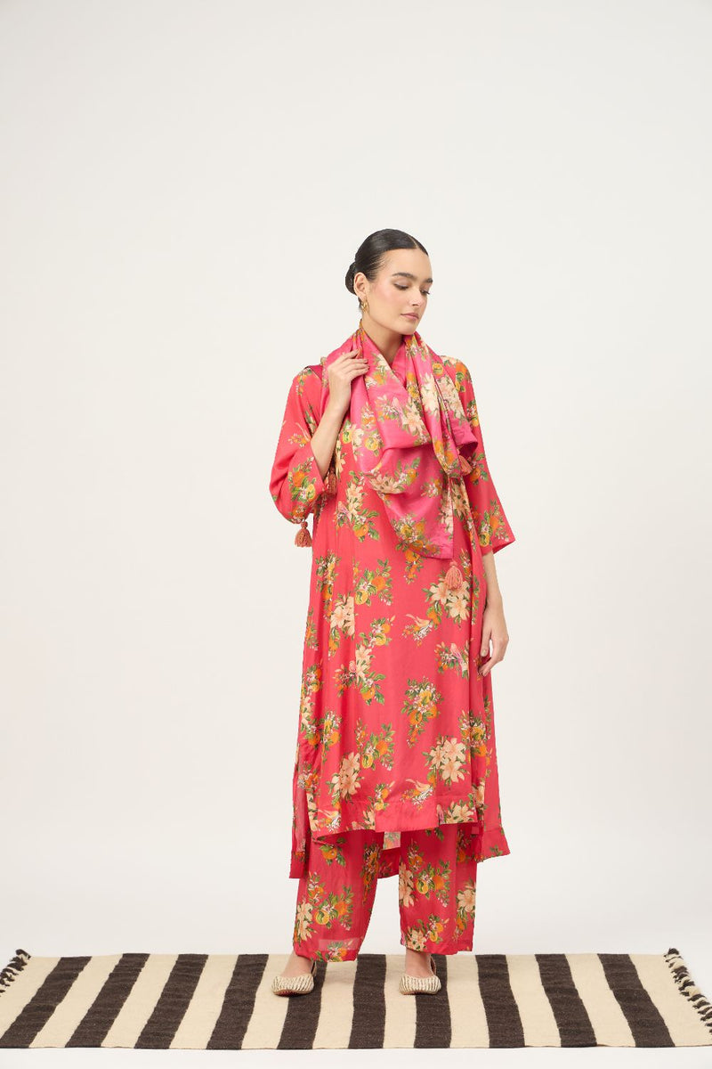 Narangi Habutai Co-Ord Set