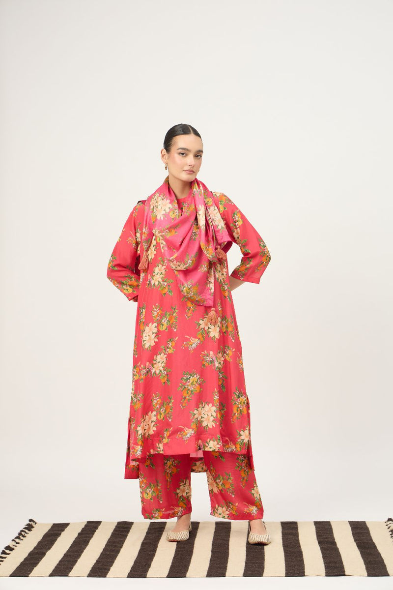 Narangi Habutai Co-Ord Set