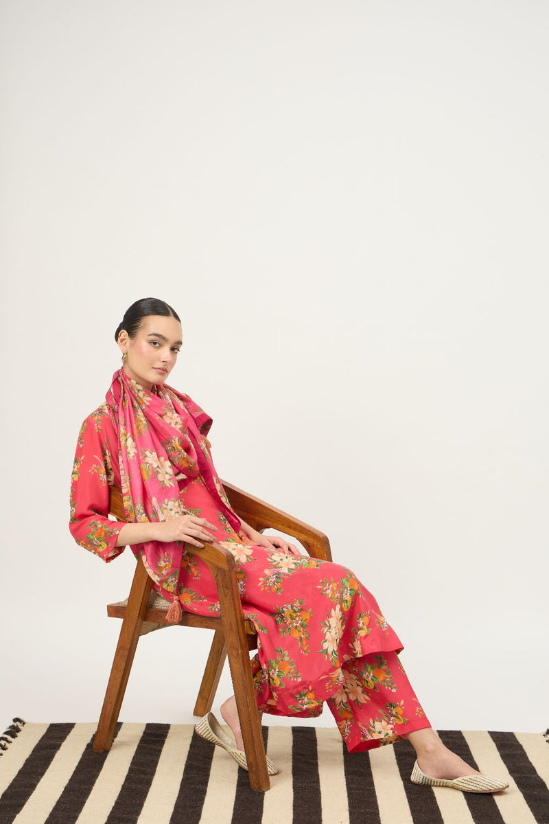 Narangi Habutai Co-Ord Set